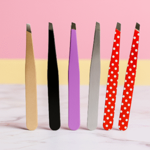 Premium Multi-Style Tweezer Set – 5 Pieces