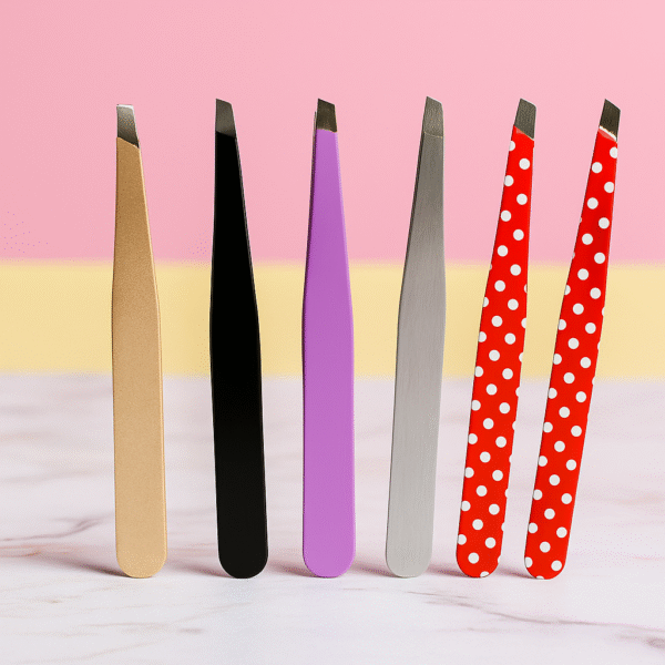 Premium Multi-Style Tweezer Set – 5 Pieces