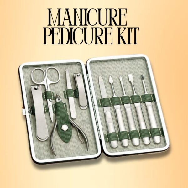Manicure Pedicure Kit Nail File Scissors Nail Care Tools Mini Nail Clipper Set